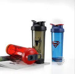 Bình Lắc Shaker Tập Gym Siêu Anh Hùng Marvel 700ml - Thiết Kế Iron Man, Spider-Man, Dung Tích Lớn, Dụng Cụ Thể Thao Hàng Đầu