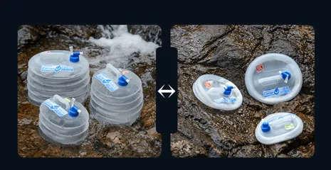 Bình Nước Dã Ngoại Xếp Gọn Naturehike NH14S002-T - Chất Liệu TPU Kháng Khuẩn, Tiết Kiệm Diện Tích, Dung Tích 5-15 Lít, Tiện Lợi Khi Di Chuyển
