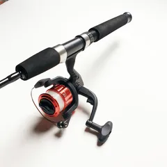 Bộ cần câu 2 khúc đặc kèm máy 200 cuốn cước và phụ kiện - Cần câu thông minh cho trải nghiệm câu cá hoàn hảo