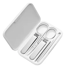 Bộ Dụng Cụ Chăm Sóc Móng Tay 5 Món Xiaomi - Kìm Bấm, Kéo Cắt, Dũa, Cây Lấy Rác Tai - Thiết Kế Nhỏ Gọn, Sang Trọng