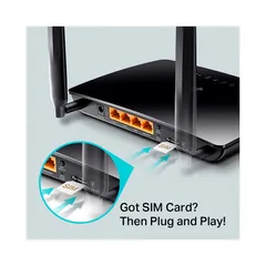 Bộ Phát Wifi Router 4G LTE Băng Tần Kép AC750 TP-Link Archer MR200 - Internet Tốc Độ Cao, Kết Nối Linh Hoạt