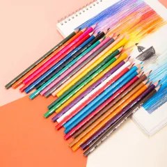 Bút Chì Màu Deli EC00307/327/337 Dạng Cốc Kèm Gọt - Gỗ Poplar, An Toàn Cho Trẻ Em, Đa Dạng Sắc Màu Học Sinh