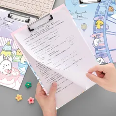 Combo 2 Bìa Kẹp Giấy Trình Ký Hoạt Hình Đáng Yêu - Bìa Cứng A4 Xinh Xắn, Tiện Dụng Cho Mọi Lứa Tuổi
