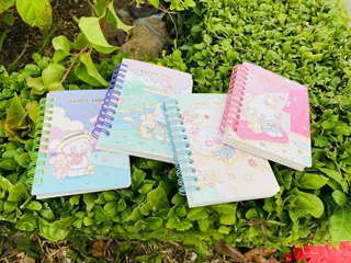 Combo 2 Quyển Sổ Lò Xo A7 Đáng Yêu - Phụ Kiện Học Tập Tiện Lợi, Nhiều Mẫu Mã Bắt Mắt, Kích Thước 10.5 x 7.4cm