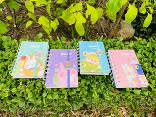 Combo 2 Quyển Sổ Lò Xo A7 Đáng Yêu - Phụ Kiện Học Tập Tiện Lợi, Nhiều Mẫu Mã Bắt Mắt, Kích Thước 10.5 x 7.4cm