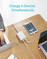 Củ sạc nhanh Anker A2041 4 cổng PowerPort Atom PD 4 100W - Sạc USB-C mạnh mẽ, tương thích cho MacBook và smartphone