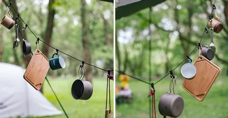 Dây Treo Đồ Đa Năng 4.3m NatureHike NH19PJ040 - Phụ Kiện Cắm Trại, Treo Đồ Nấu Ăn, Giúp Đồ Luôn Khô Ráo, Tiện Lợi Và Dễ Mang Theo
