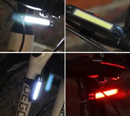 Đèn Hậu Xe Đạp Nháy 2 Màu Xanh Đỏ BMN01 Chống Nước - An Toàn Giao Thông, Đèn LED Sáng Rõ, Gắn Cọc Yên Xe Đạp