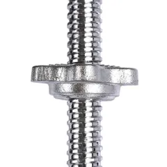 Đòn tạ tay 35cm Đúc Đặc Có Ốc Vặn - Dụng Cụ Tập Gym Cơ Bắp Chất Liệu Bền Bỉ, Thiết Kế Nhám Cầm Chắc, Thay Đổi Tạ Tập