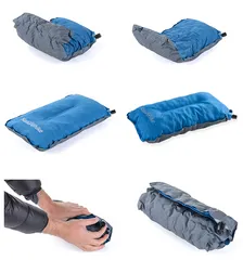 Gối Hơi Tự Bơm NatureHike NH17A001-L - Tối Ưu Cho Cắm Trại, Du Lịch, Dã Ngoại, Gọn Nhẹ, Thoải Mái 46x27cm