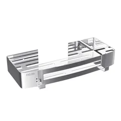 Kệ Đựng Đồ Inox Kiểu Chữ Nhật Hobby - Sản Phẩm Tiện Lợi Cho Nhà Tắm & Nhà Bếp, Dán & Khoan Tường, Chất Liệu Inox 304 Chống Gỉ