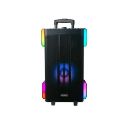 Loa Kéo Di Động Earldom ET-LK4 - 50W, Bluetooth 5.0 Kèm 2 Mic Không Dây, Âm Thanh Chất Lượng Cao, Karaoke Nhanh Chóng, Đèn LED 7 Màu