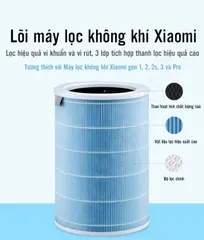 Lõi Lọc Không Khí Xiaomi M2R-FLP - Bụi Mịn Cơ Bản, Hiệu Suất Lọc Tối Ưu, Phụ Kiện Máy Lọc Thông Minh