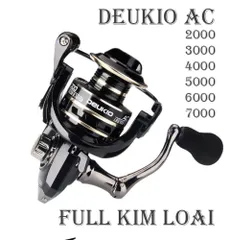 Máy Câu Cá Deukio AC Siêu Khỏe - Trục Quay Linh Hoạt, Đủ Size, Tối Ưu Trải Nghiệm Câu Cá cho Người Dùng