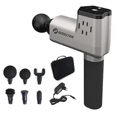 Máy Massage Toàn Thân Cầm Tay Booster T - Giảm Nhức Cơ Với 5 Tốc Độ & 6 Đầu Mát-Xa, Cải Thiện Lưu Thông Máu, Phục Hồi Nhanh Chóng