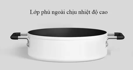 Nồi Lẩu Đa Năng Xiaomi Mijia GJT02CM - Nồi Điện Cao Cấp Cho Bếp Từ, Thiết Kế Sang Trọng, Chống Dính Dễ Lau Chùi