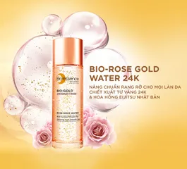 Nước Dưỡng Chiết Xuất Vàng 24K Bio-Gold Rose - Toner Dưỡng Ẩm, Chống Oxy Hóa và Làm Trẻ Hóa Da, Phù Hợp Mọi Loại Da, 100ml