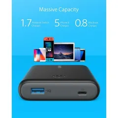 Pin Dự Phòng Anker A1241 PD PowerCore 13400mAh - Sạc Nhanh 18W Cho Nintendo Switch, iPhone, Samsung, USB-C