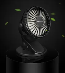 Quạt Sạc Tích Điện Mini Mocato Air M503 - Quạt Xoay 720 Độ, 3 Chế Độ Gió, Di Động Dễ Dàng, Pin 3200mAh, Giải Nhiệt Mùa Hè