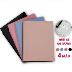 Sổ Tay Ghi Chép A5 112 Trang Bìa Da PU Chống Thấm Deli 22290 - Sổ Ghi Chép Chất Lượng Cao, Tiện Dụng Cho Công Việc và Học Tập