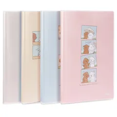 Sổ Tay Deli T16128 Hình 2 Chú Cún - Sổ Ghi Chép Chống Thấm, 128 Trang, Kích Thước Nhỏ Gọn, Quà Tặng Dễ Thương