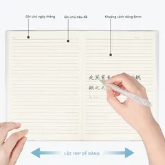 Sổ Tay Deli T16128 Hình 2 Chú Cún - Sổ Ghi Chép Chống Thấm, 128 Trang, Kích Thước Nhỏ Gọn, Quà Tặng Dễ Thương