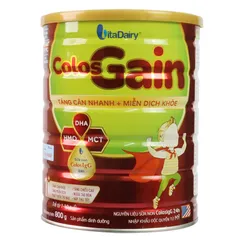 Sữa Bột Dinh Dưỡng Colos Gain Tăng Cân Cho Bé 1-10 Tuổi - Hỗ Trợ Phát Triển Khỏe Mạnh, Ăn Ngon Miệng, 800g