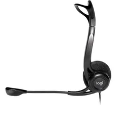 Tai nghe Logitech H370 - Tai nghe âm thanh kỹ thuật số USB-A với mic khử tạp âm, chất lượng cao cho game và nghe nhạc