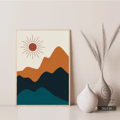 Tranh Canvas Trang Trí Nội Thất Tông Màu Pastel - Tấm Trang Trí Hiện Đại Nhiều Mẫu, Khung Gỗ Sang Trọng