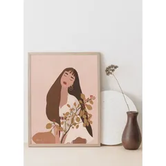 Tranh Canvas Trang Trí Tường Họa Tiết Cô Gái Hiện Đại - Mẫu Độc Đáo Cho Không Gian Sống Nghệ Thuật