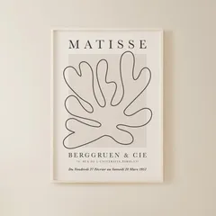 Tranh Canvas Treo Tường Matisse Sang Trọng - Nghệ Thuật Hiện Đại Độc Đáo, Chất Liệu Bền, Dễ Dàng Lắp Đặt