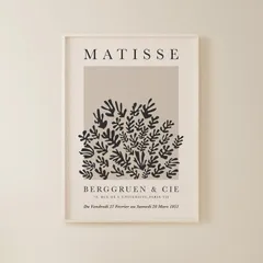 Tranh Canvas Treo Tường Matisse Sang Trọng - Nghệ Thuật Hiện Đại Độc Đáo, Chất Liệu Bền, Dễ Dàng Lắp Đặt