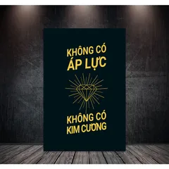 Tranh Slogan Treo Văn Phòng Chất Liệu Vải Canvas - Câu Nói Truyền Cảm Hứng, Trang Trí Hiện Đại Cho Không Gian Làm Việc