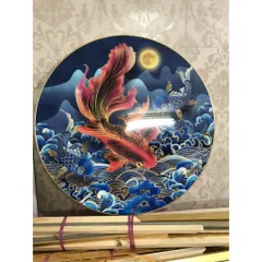 Tranh Tròn Treo Tường Phong Cách Giả Cổ Tráng Gương 40-80cm - Trang Trí Nhà Cửa Sang Trọng, Bền Đẹp 20 Năm
