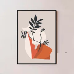 Tranh Canvas Tông Nâu Trầm Treo Tường - Thiết Kế Sang Trọng, Đơn Giản Cho Không Gian Sống ấm áp, Phong Cách Hiện Đại