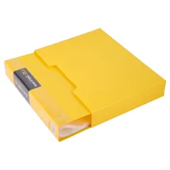 File lá văn phòng Deli E5036 - Tệp 80 lá nhựa PP cao cấp giữ tài liệu ngăn nắp, bảo quản giấy tờ hiệu quả, nhiều màu sắc tươi sáng