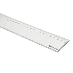 Thước Kẻ Trong Suốt 60cm Deli E6260 - Dụng Cụ Học Tập Bền, Chống Trầy Xước, Đo Lường Chính Xác