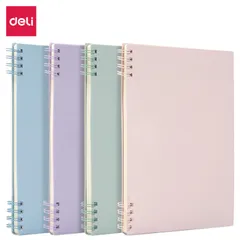 Sổ Tay Ghi Chép Deli A5 B5 Pastel 24202/24203 - Sổ Gáy Xoắn Chất Lượng, Phù Hợp Cho Tất Cả Mọi Đối Tượng