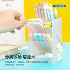 Ống Cắm Bút Deli 8934/8935/8936 - Đồ Dùng Văn Phòng Siêu Bền, Trang Trí Gọn Gàng Góc Học Tập, Chất Liệu Nhựa Cao Cấp