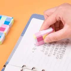 Tẩy Bút Chì Họa Tiết Caro Deli 71064 - Bút Xóa Chất Lượng, Màu Sắc Bắt Mắt, Thiết Kế Nhỏ Gọn, Sạch Sẽ Cho Giấy
