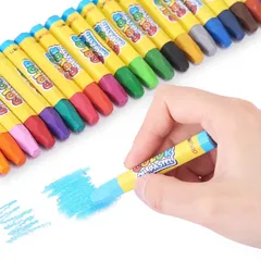 Bút Sáp Dầu Học Sinh Deli 6961/6962/6963/6964 - Màu Sắc Tươi Sáng, Khó Tẩy, Lâu Phai, Đồ Dùng Học Tập Sáng Tạo Cho Bé
