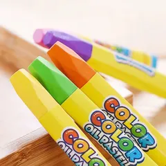 Bút Sáp Dầu Học Sinh Deli 6961/6962/6963/6964 - Màu Sắc Tươi Sáng, Khó Tẩy, Lâu Phai, Đồ Dùng Học Tập Sáng Tạo Cho Bé