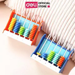 Bàn Tính Hạt 5 Dòng Deli 74314 - Đồ Dùng Học Tập Chất Lượng Cao Cho Trẻ Từ 3-6 Tuổi, Chống Va Đập, Thiết Kế Màu Sắc Tươi Sáng