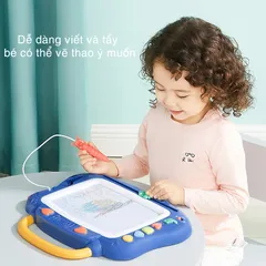 Bảng Vẽ Tự Xóa Có Máy Phát Nhạc KUB Cho Bé - Đồ Dùng Học Tập Thú Vị Giúp Bé Vừa Học Vừa Chơi, Khuyến Khích Sáng Tạo