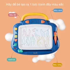 Bảng Vẽ Tự Xóa Có Máy Phát Nhạc KUB Cho Bé - Đồ Dùng Học Tập Thú Vị Giúp Bé Vừa Học Vừa Chơi, Khuyến Khích Sáng Tạo