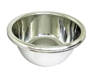 Bát trộn inox không gỉ đáy bằng - Nhiều kích cỡ tiện dụng, bền đẹp cho việc làm bánh và nấu ăn hàng ngày