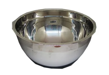 Bát Trộn Inox Đường Kính 24cm Có Đế Cao Su Chống Trượt - Dụng Cụ Làm Bánh Chất Lượng Cao Tại Việt Nam