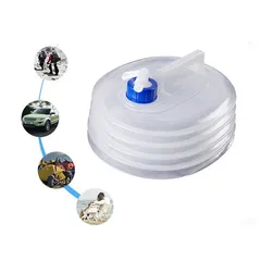 Bình Đựng Nước Dã Ngoại Gấp Gọn Tiện Dụng - Thùng Nước Nhựa PE Bền Bỉ Cho Cắm Trại & Du Lịch, Dung Tích Phù Hợp
