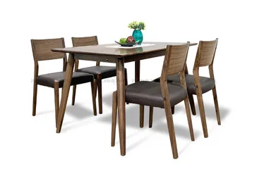Bộ Bàn Ăn Ando 1M2 + 4 Ghế Asahi Nhật Bản - Thiết Kế Hiện Đại, Tinh Tế Cho Không Gian Bếp Thông Minh