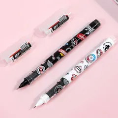 Bút bi gel đen Deli S876 - Đầu 0.5mm, Viết Mượt Mà, Thiết Kế Thời Trang, Đa Dụng Cho Công Việc và Học Tập